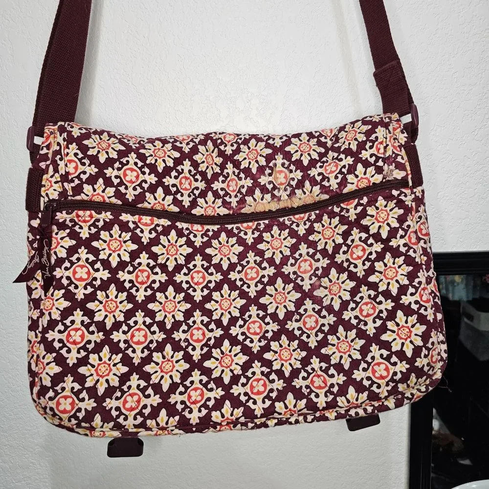 Vera Bradley Book/Computer bag, small tear and ink stain on bottom,  not noticea